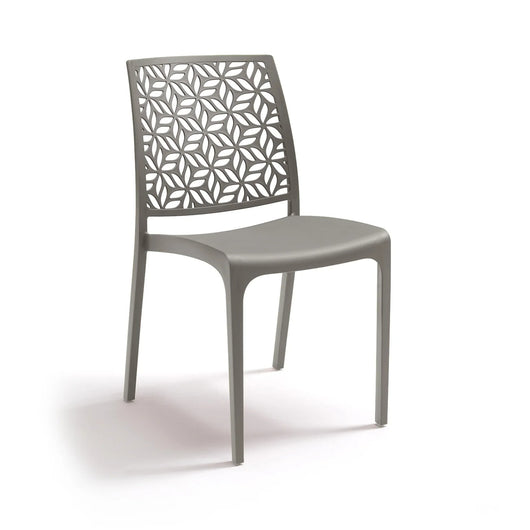 SEDIA NINFA 46X57XH81CM TAUPE IN POLIPROPILENE.