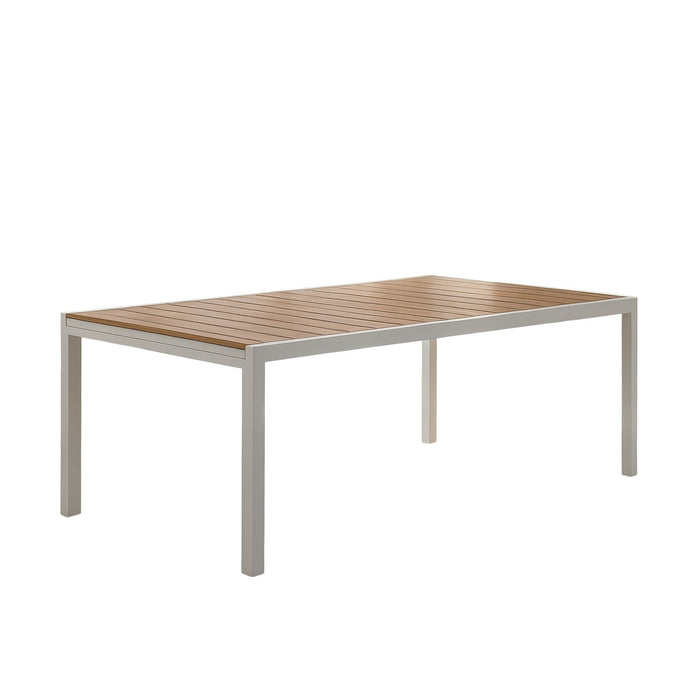 TAVOLO POLYWOOD 164-225X90XH75CM BIANCO DOGATO.