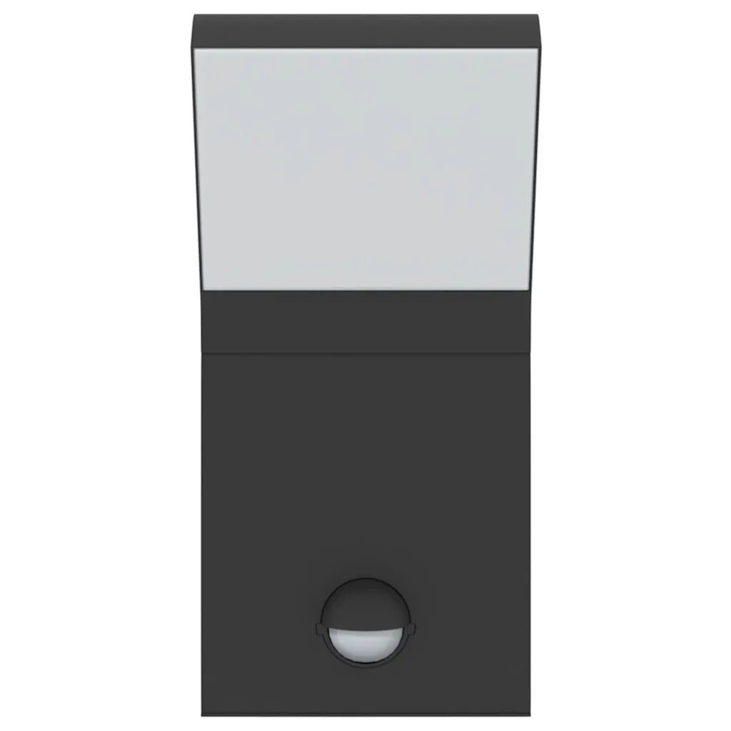 Applique con LED e Sensore Nera in Alluminio Pressofuso CFW4514061