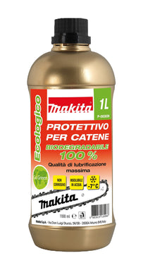 OLIO PROTETTIVO PER CATENE MAKITA BIODEGRADABILE AL 100% , 1 LITRO - P-08383N