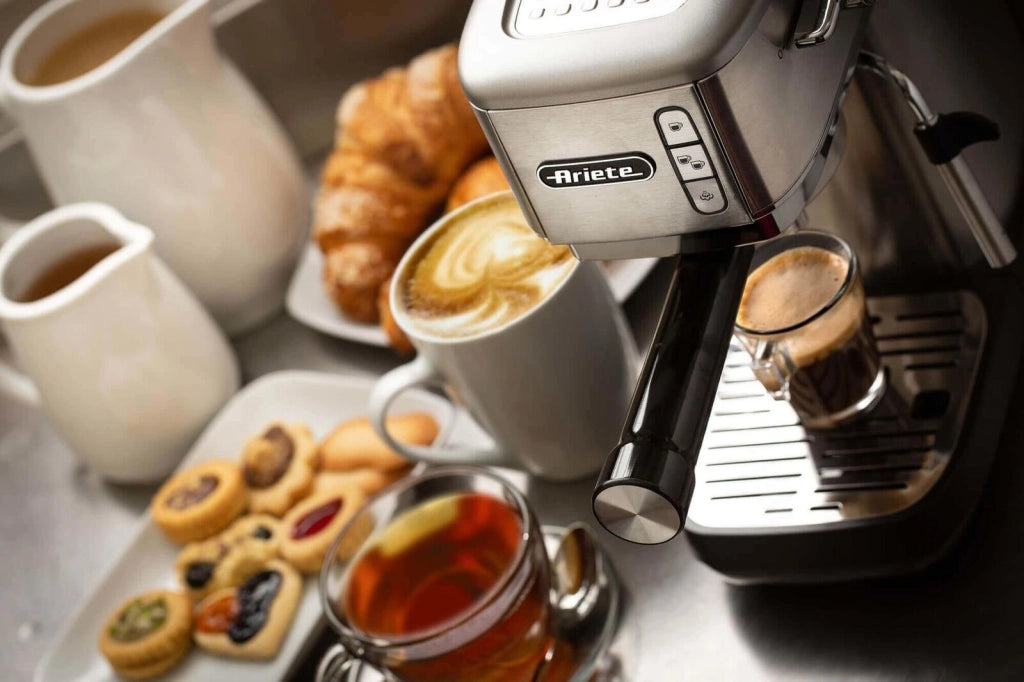 Ariete 1380 Macchina da Caffe' In Metallo 1300W 1.1 Litri Silver