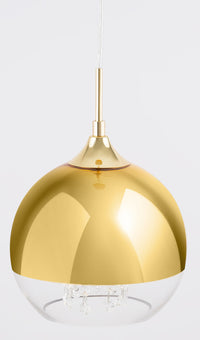 Lampada pendente Pendant in Metallo Fermi Oro