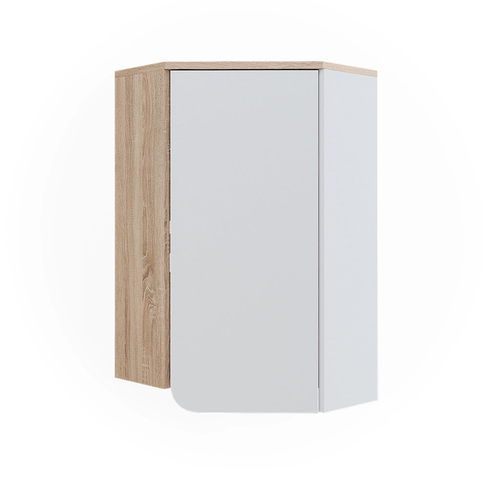 Vicco Pensile angolare Sonoma/Bianco 42.4 x 75 cm