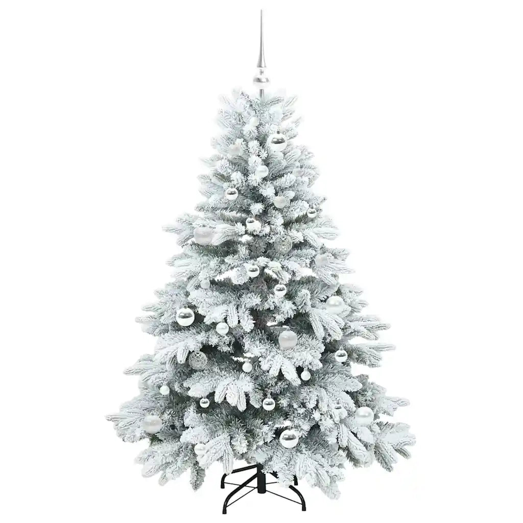 Albero di Natale artificiale con 150 LED Bianco 150 cm PE e PVC 3397606