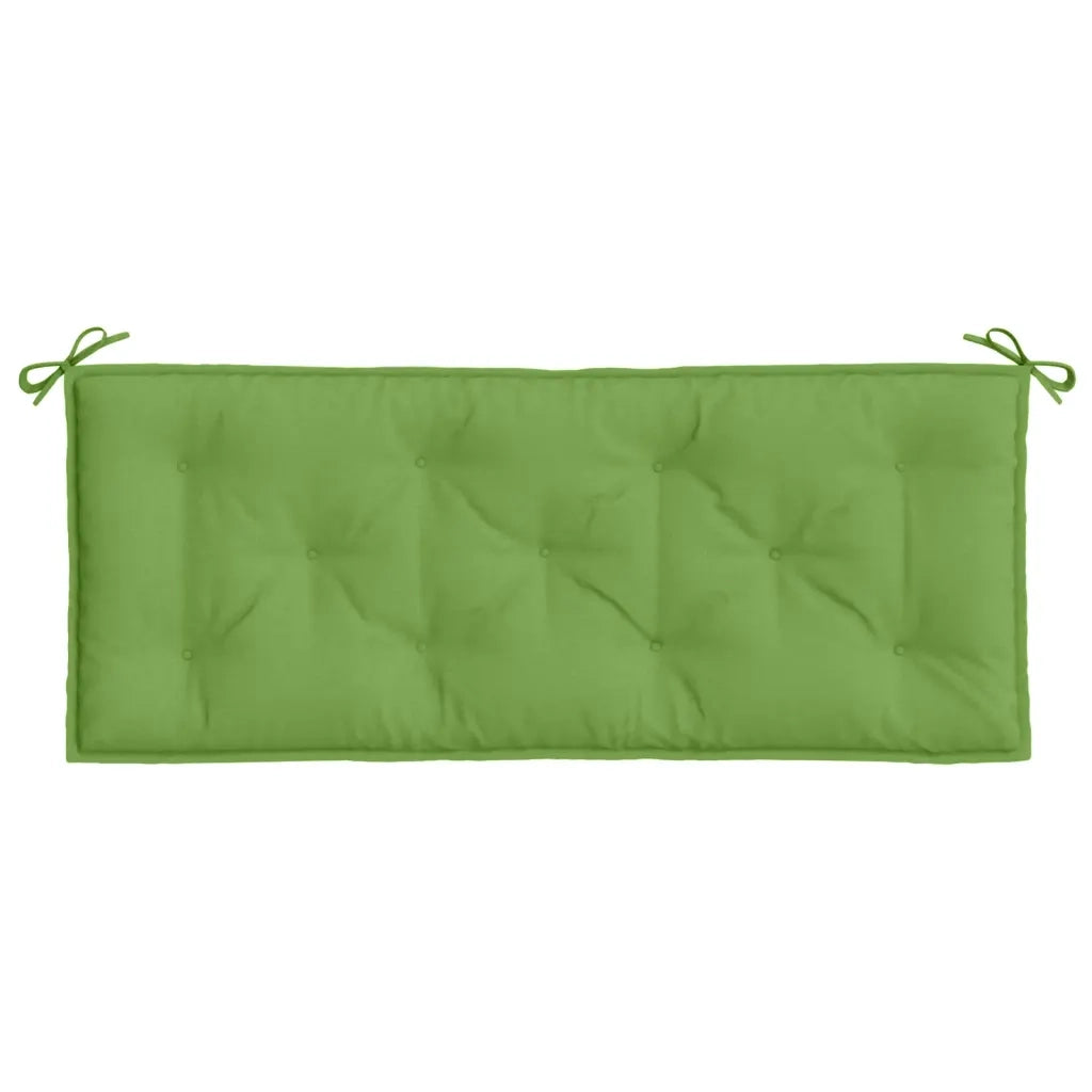 Cuscino per Panca da Giardino Verde Mélange 120x50x7cm Tessuto 4002547