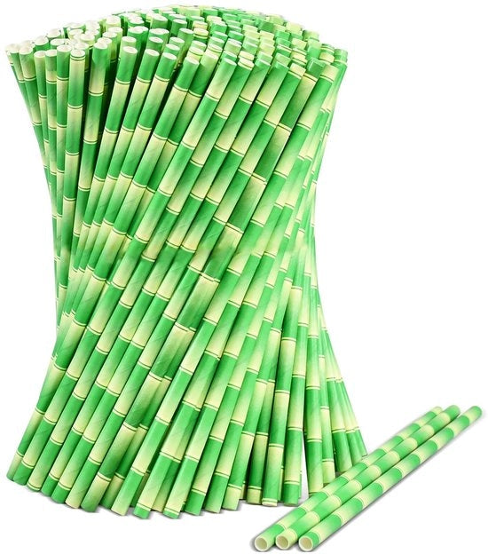 Riettes in Bambù 19,7 x 0,6 cm - 1000 Pezzi - Riettes in Carta - Sostenibile - Adatto per Bevande - Ideale per Bar e Ristoranti