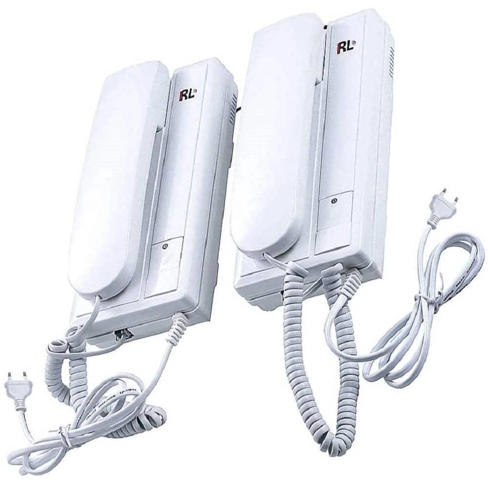 Trade Shop - Citofono Rl-209 Interfono A Parete Con 2 Cornette Casa Ufficio Abitazione Cw594 -