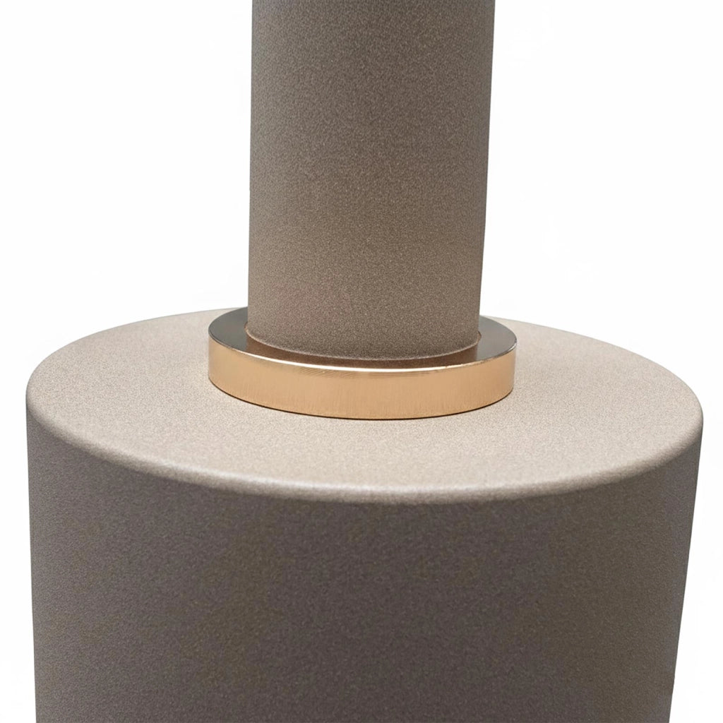 Lampadario moderno a sospensione 1x E27 60W pendente in alluminio tortora altezza regolabile luce tavolo cucina bar ristorante