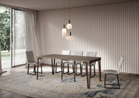 Consolle Allungabile 90-300x40x77 cm Rio Tortora Telaio Ruggine