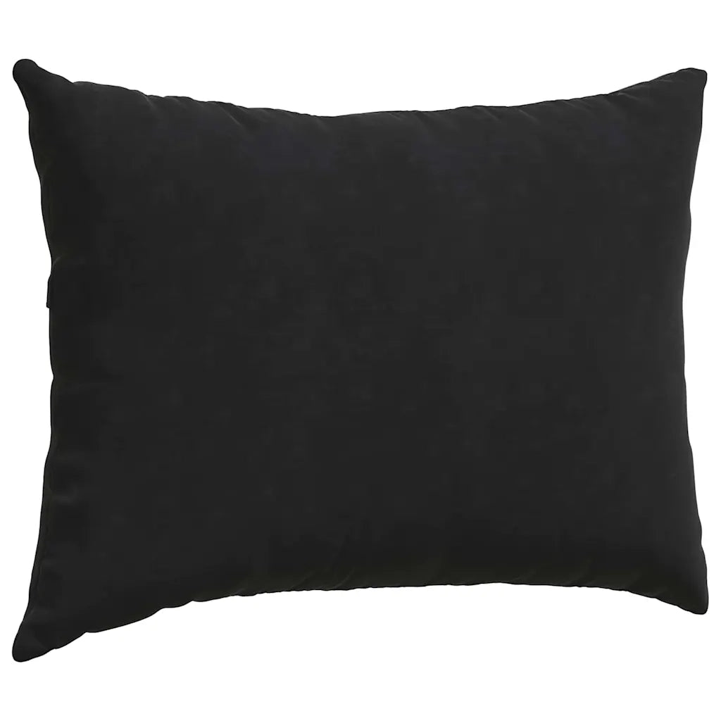 Cuscini da Divano 2 pcs Nero 70 x 50 cm Tessuto in Cords