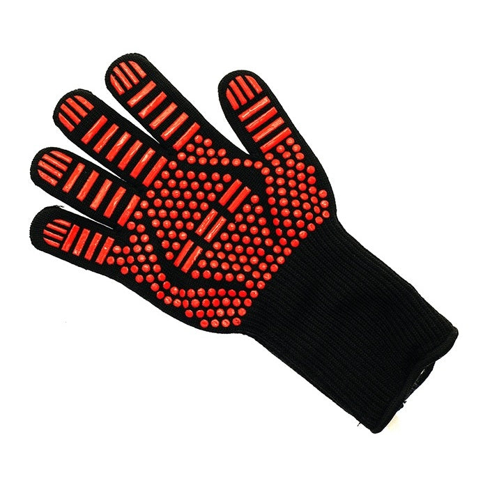 GUANTO BBQ IN COTONE E SILICONE.