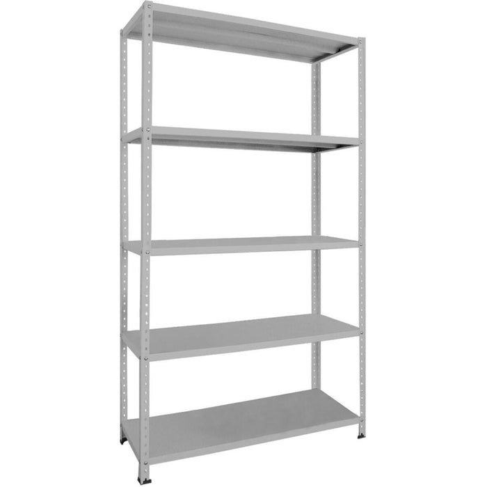 KIT 5 SCAFFALE GRIGIO 100X40H200CM A 5 RIPIANI.
