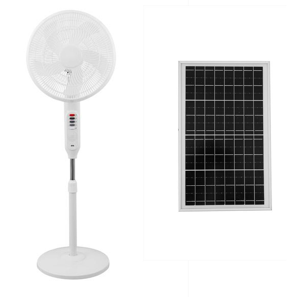 VENTILATORE A PIANTANA D.40CM H120CM SOLARE.