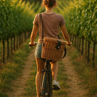 Cesto funghi grande con tracolla cm 41 x 27 x h 31 ovale