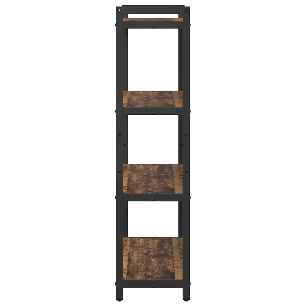vidaXL Libreria Legno vecchio 80 x 30 x 118 cm Legno multistrato