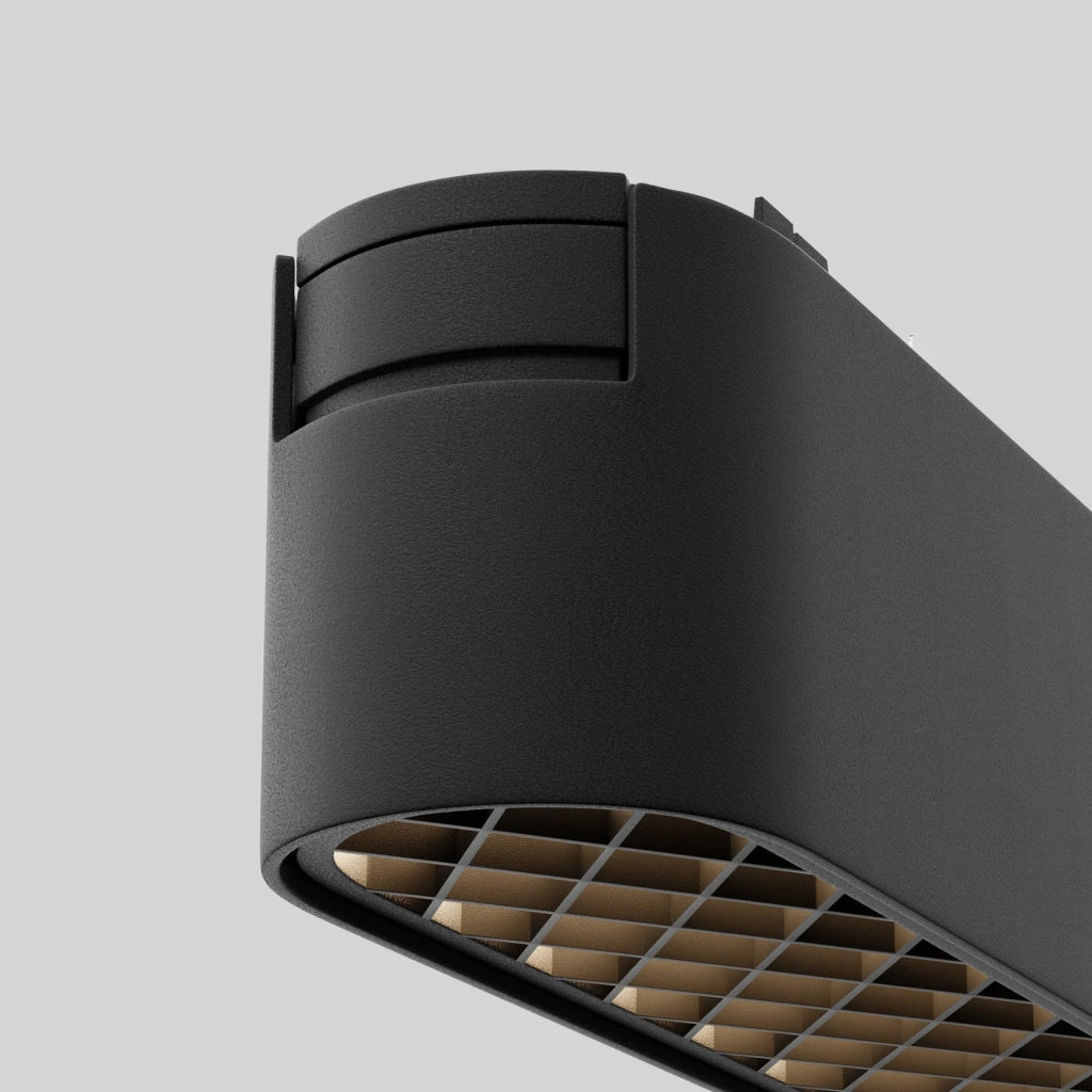 Maytoni Lampada da Binario Radity Basis Grid 1 luce LED integrato nero metallo