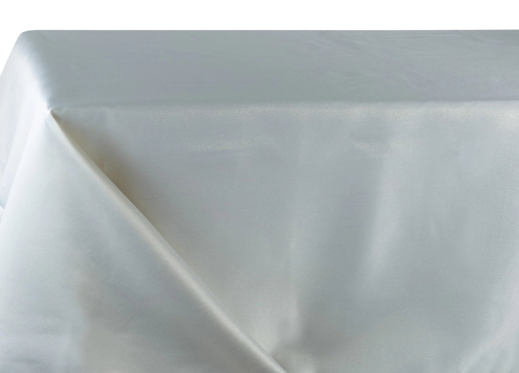 Tovaglia Cucina Soggiorno Antimacchia Idrorepellente In Lurex Tinta Unita - 140x300cm - Crema-Oro