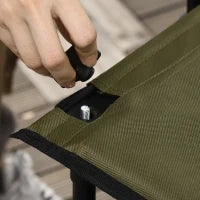 Carrello da Giardino 125L Pieghevole con Maniglia e 5 Sacche, 108x55x93 cm, Verde