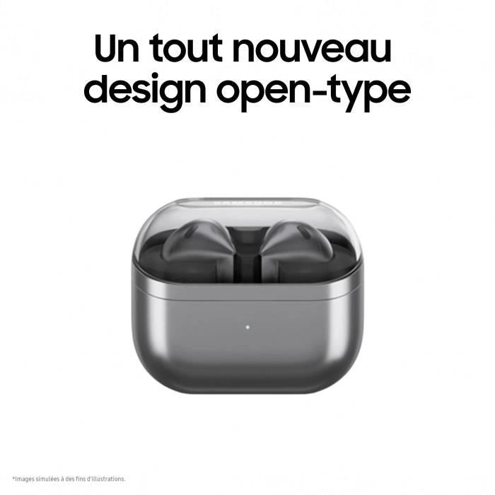 Cuffie wireless SAMSUNG Galaxy Buds3 con riduzione attiva del rumore Bianco