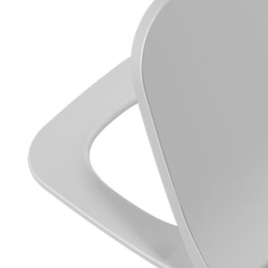 Sedile rallentato con cerniere cromate - Serie Shift