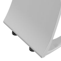 Sedile rallentato con cerniere cromate - Serie Shift