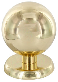 pomolo in ottone a sfera diametro mm. 70 cod:ferx.26689