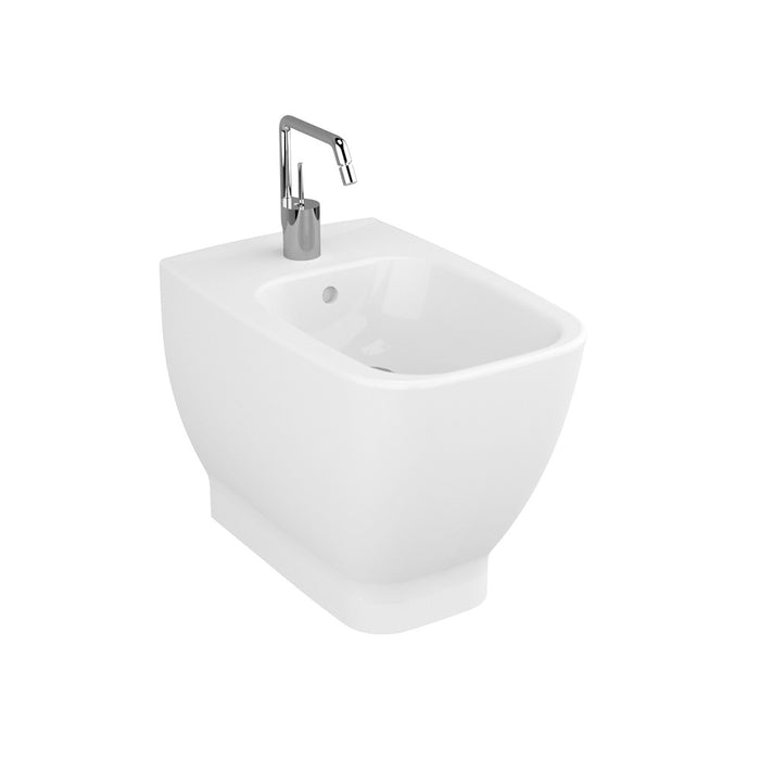 Bidet a pavimento filo muro in ceramica - Serie Shift