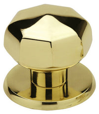 pomolo ottagonale ottone lucido verniciato mm.70 cod:ferx.26690