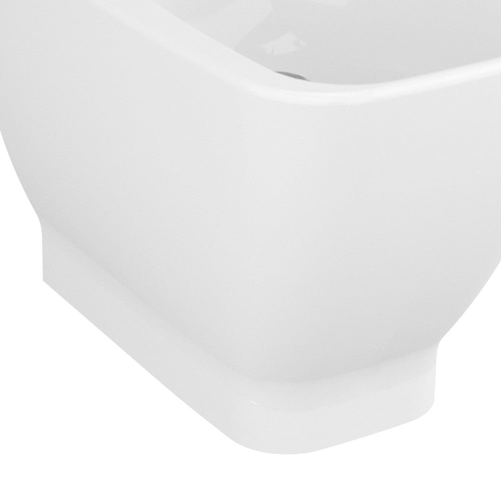 Bidet a pavimento filo muro in ceramica - Serie Shift