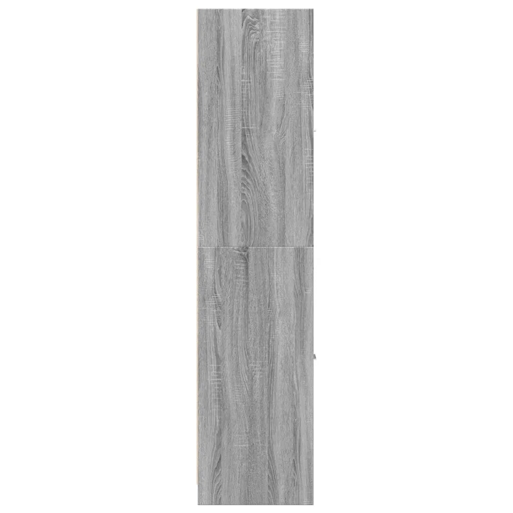 Armadietto da Farmacia Grigio Sonoma 30x41x174,5 cm Truciolato 3309632