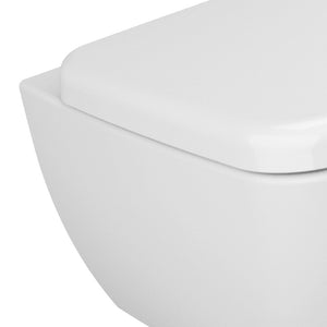 Vaso sospeso con scarico a parete in ceramica - Serie Shift