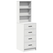 Credenza | Madia | Buffet da pranzo | Armadio da pranzo con cassetto Bianco 40 x 41 x 135 cm Legno multistrato