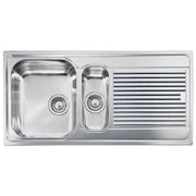 CM Zenith 100x50 2V Lavello ad incasso Rettangolare Acciaio inossidabile