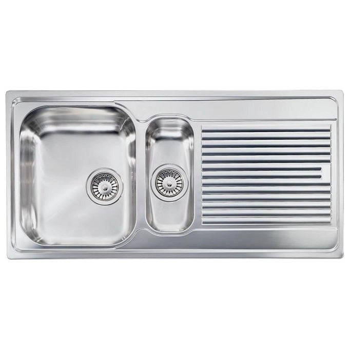 CM Zenith 100x50 2V Lavello ad incasso Rettangolare Acciaio inossidabile