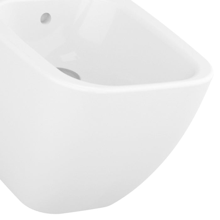 Bidet sospeso monoforo in ceramica - Serie Shift