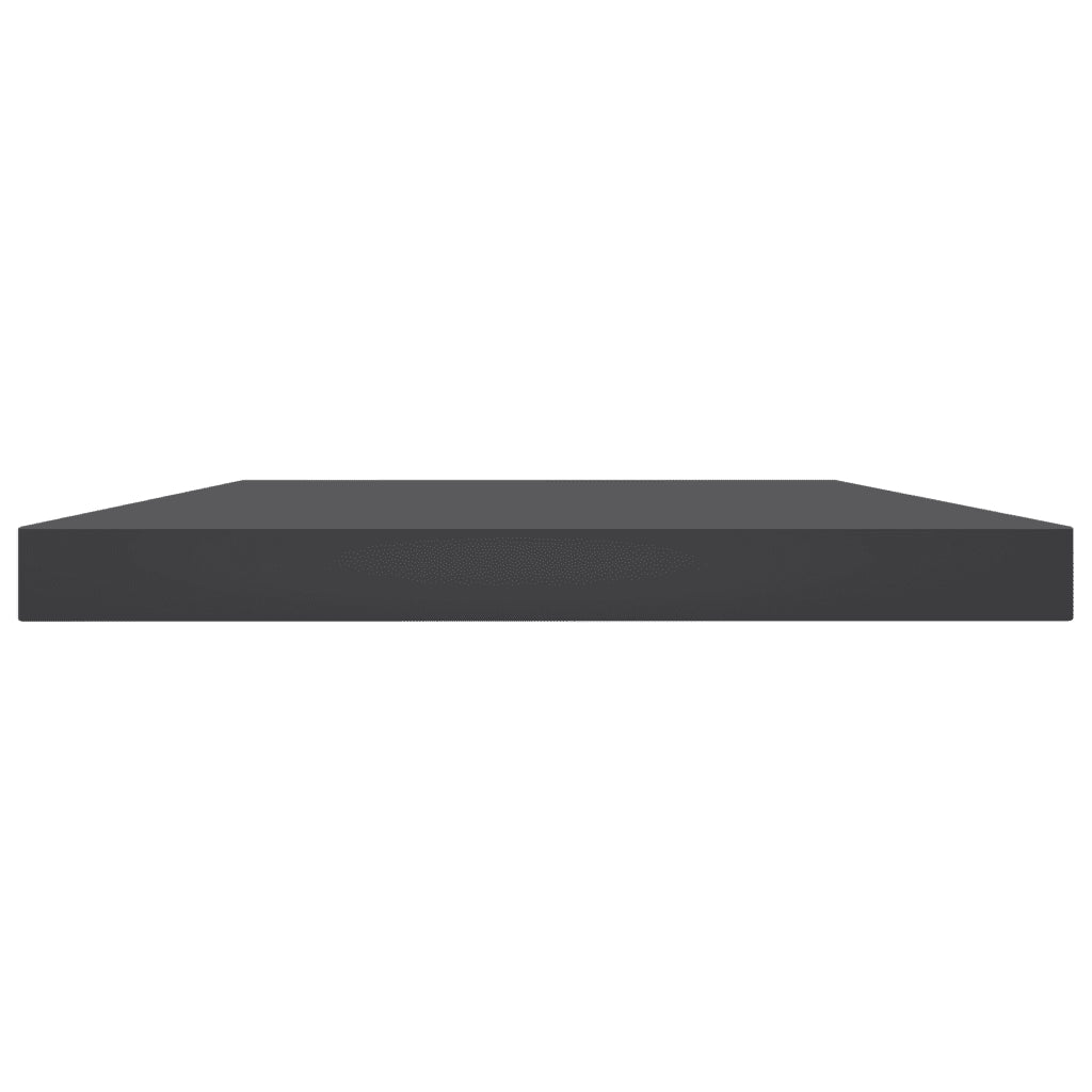 Ripiani per Libreria 4 pz Grigi 60x10x1,5 cm in Truciolato cod mxl 59248