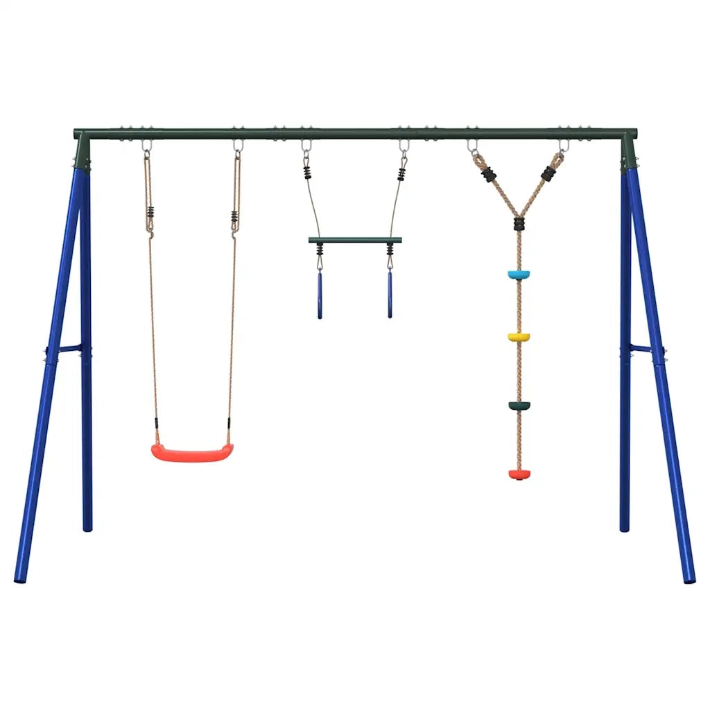 Set Gioco da Esterno con Altalena Trapezio e Altalena a Disco CFW6688583