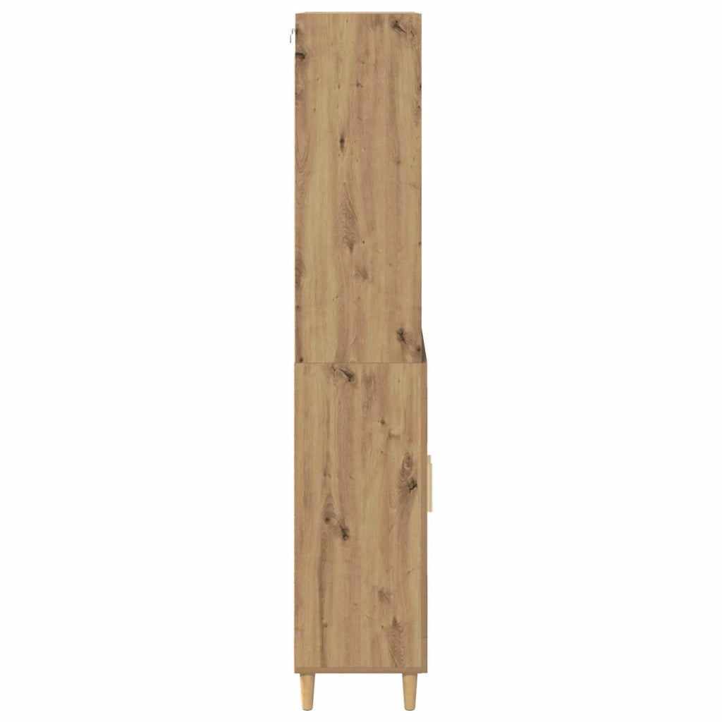 Credenza | Madia | Buffet da pranzo | Armadio da pranzo Rovere artigianale 69,5 x 32,5 x 180 cm