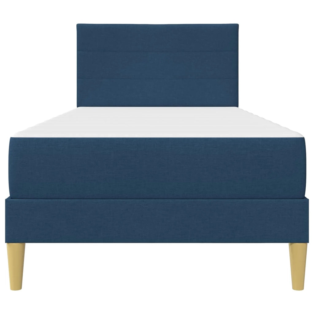 Struttura del letto Blu 90 x 190 cm Poliestere 3414933