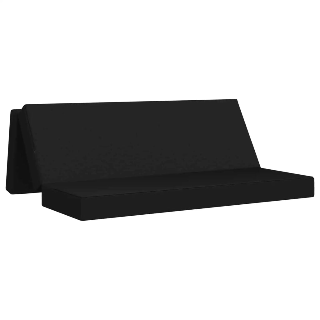 Divano Letto Pieghevole 200 x 67 x 45 cm Nero 900258