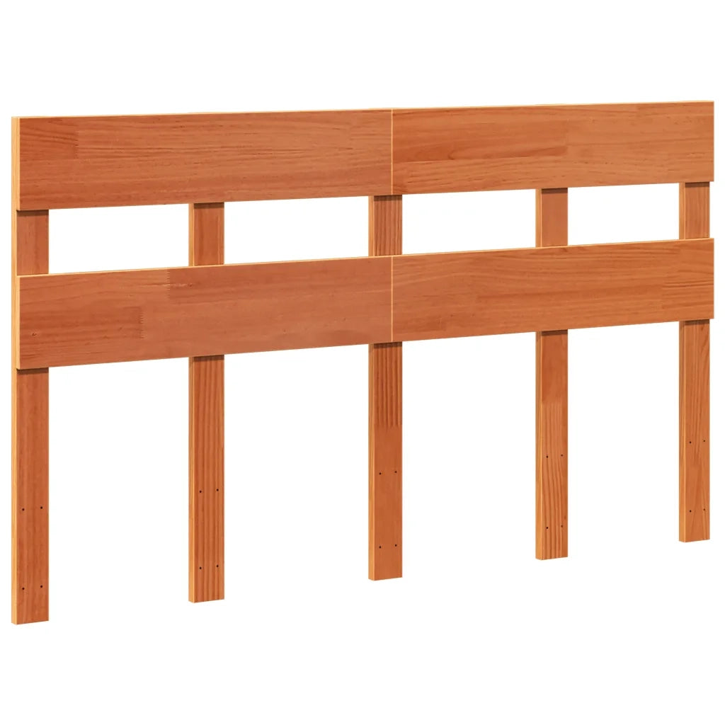 Letto senza Materasso Marrone Cera 140x190 cm in Legno di Pino