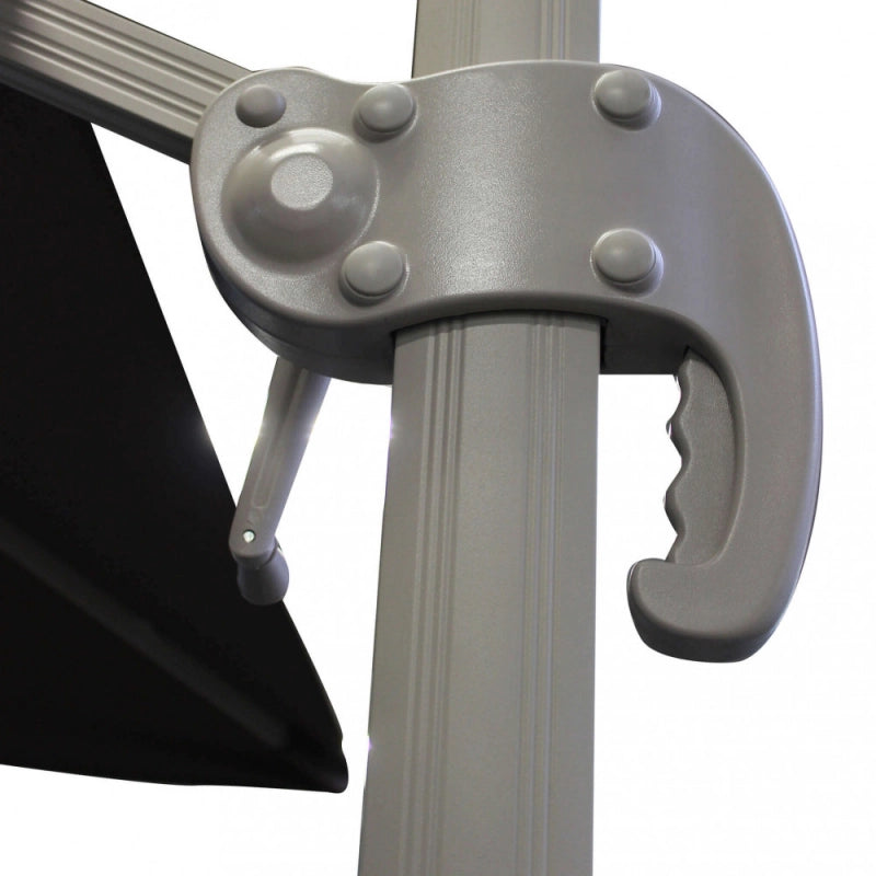 OMBRELLONE SATURNO TAUPE P/L 3 X 3 TELO TORTORA