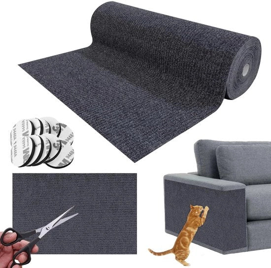 Mat per gatto autoadesivo, protezione contro le zanzare per divano, 200 cm x 40 cm gatto mat, piatto per gatto autoadesivo, protezione contro le zanzare per divano, mobili, porta, muro, riciclabile