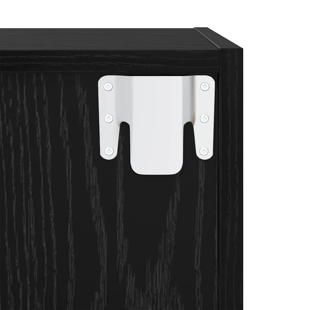 Set mobile TV 4 pcs Rovere Nero 37 x 37 x 72 cm