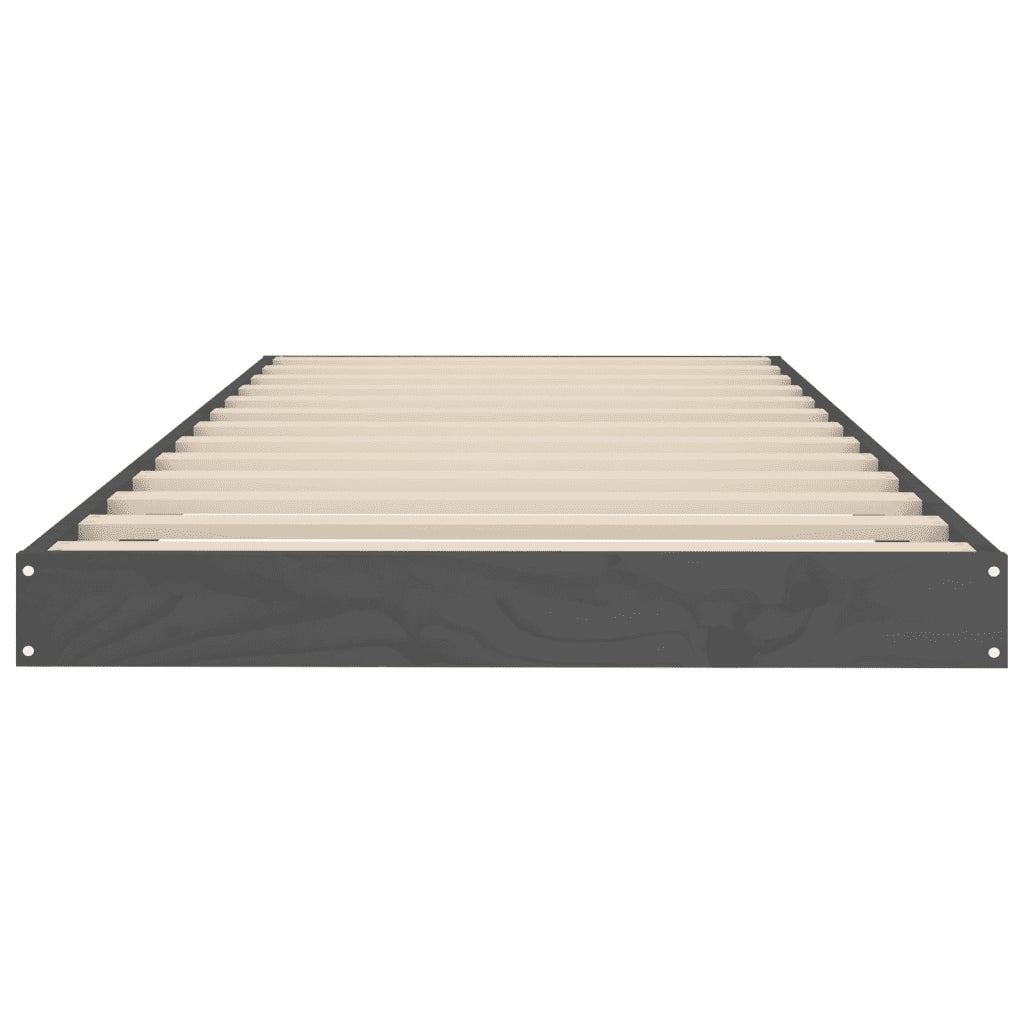 Giroletto Grigio 75x190cm Legno Massello Pino 2FT6 Small Single cod mxl 60784