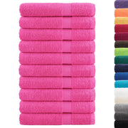 Asciugamani SOLUND 10 pz Rosa 100x200 cm 600 g/m² 137535