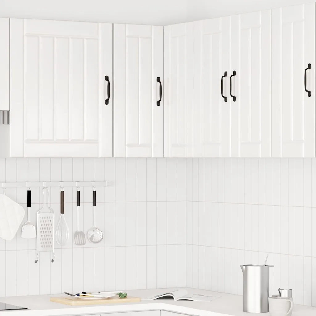 Pensile da Cucina ad Angolo Porto Bianco Lucido in Truciolato 854099