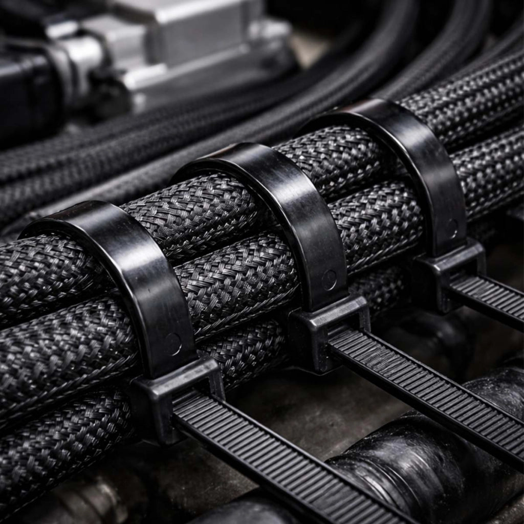 Fascette Stringicavo Autobloccanti 2,8 x 150 mm 40 Pezzi in Nylon Nero Avizar