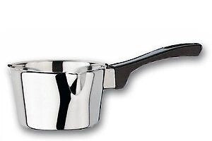 Casseruola conica in acciaio inox 1 manico 16 cm