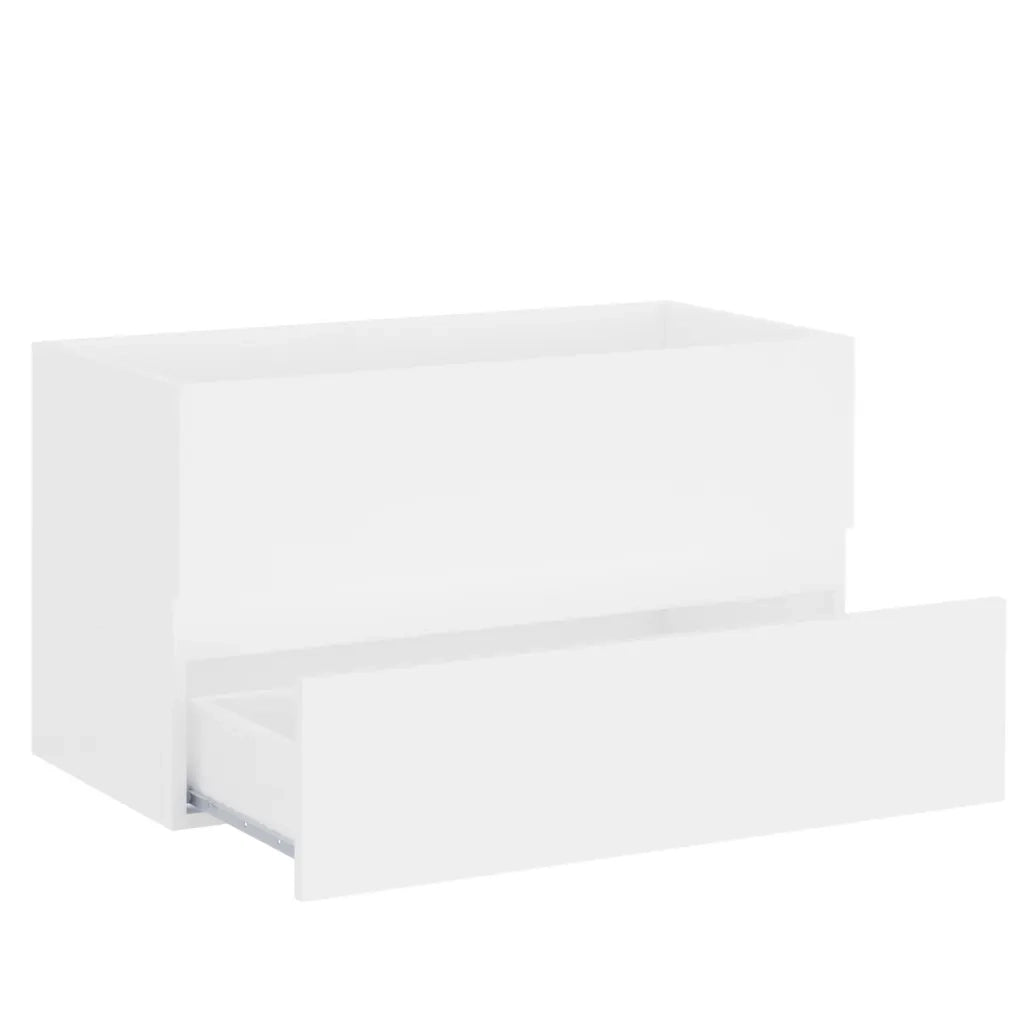 Mobiletto lavabo moderno per bagno 80 x 38,5 x 45 cm legno composito bianco 02_0047817